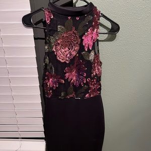 Charlotte Russe floral sheer dress